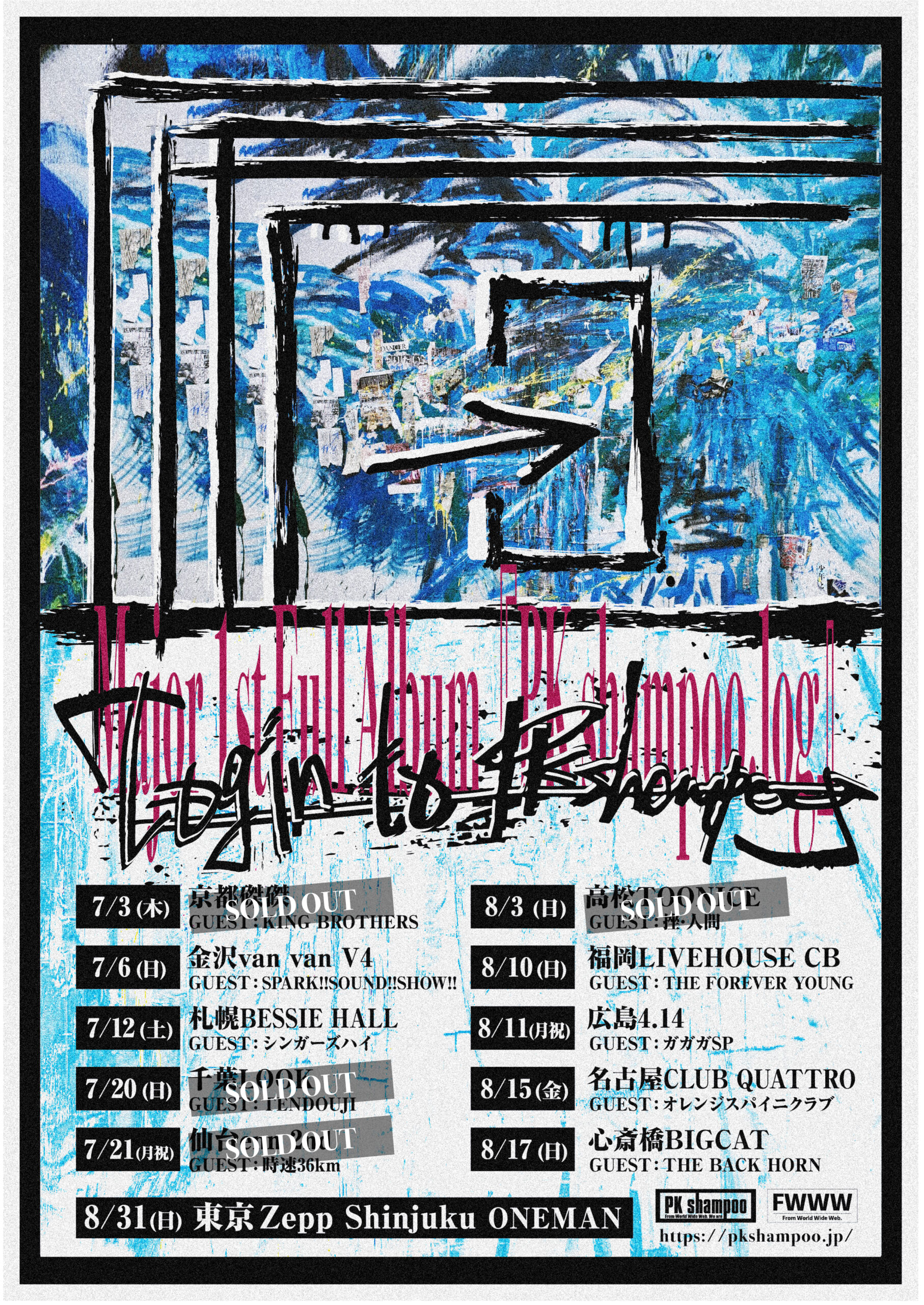 全国ツアー「PK shampoo Tour 2025 -Login to PK shampoo-」